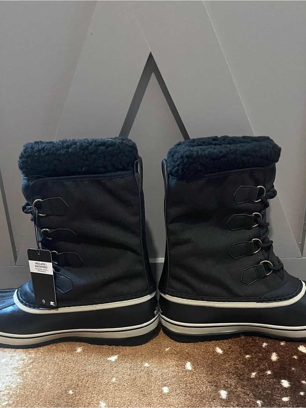NWT SOREL Men’s 1964 PAC Nylon Waterproof Snow Boots Size 12